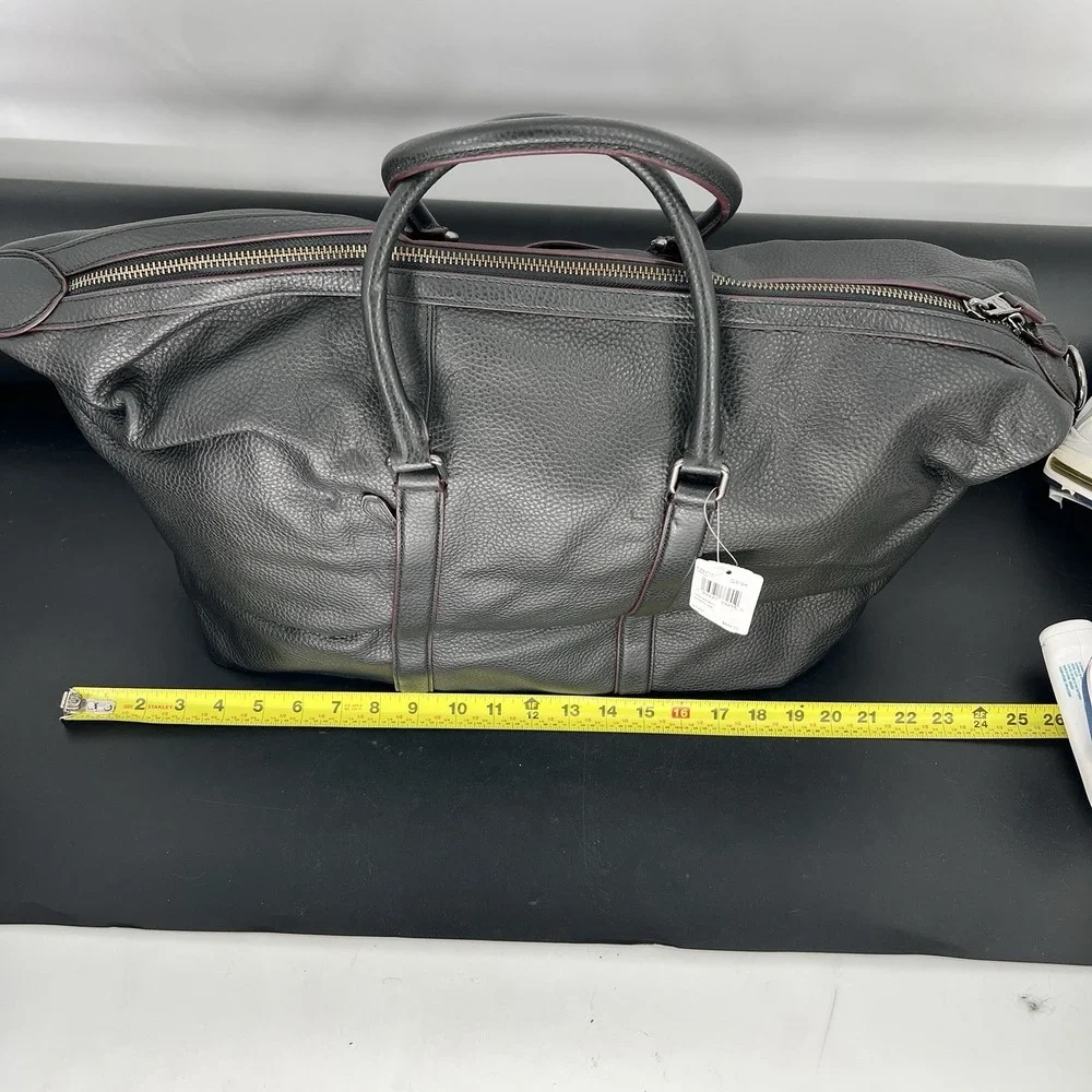 Coach Black Pebble Leather Trekker Interior Patch Design